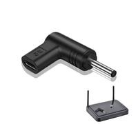 Tisujune USB Type C Adapter To DC - 9V USB C Female to Male Adapter - Type C Female to DC Male 5.5x2.5mm/ 5.2x2.1mm/ 4.8x1.7mm/4.0x1.7mm/3.5x1.35mm/3.0x1.1mm Connector