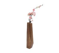 Tisujune Wood Vase | Wooden Tall Rustic Vase - Home Decoration Table Ornament for Bookshelf Entryway Indoor Hallway Workplace Bathroom Patio Living Room Dining Shelves Outdoor Desk Centerpieces