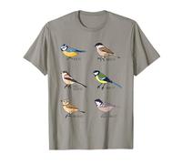 Tit Bird Collection Ornithology Gift for Birdwatching T-Shirt