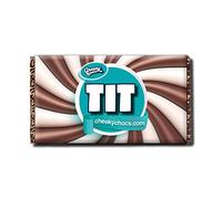 Tit Chocolate Bar with Novelty Joke Wrapper - Funny Rude Gift Birthday Present (Chocolate Included)