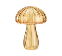 TITA-DONG Mushroom Shaped Hydroponic Glass Vase, Mushroom Vase, Propagation Stations Plants Vase, Clear Mushroom Flower Pot Flower Arrangement Container Vases for Desktop Garden Decoration(#1)