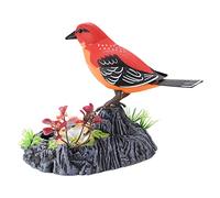 TITA-DONG Singing Chirping Birds Toy Realistic Sounds with Motion Sensor Activation, Chirping Dancing Bird with Voice Control, Body Move Simulation Birds Pen Holders for Kids Electric Toys(HL510B)