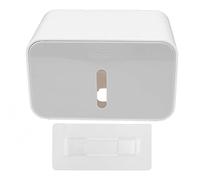 TITA-DONG Wall Mounted Toilet Paper Roll Box Cover, Punch Free Tissue Box Holder, Bathroom Tissue Holder, Tissue Box Cover Dispenser for Home Restaurant Bathroom Desk Bedroom Kitchen(Grey)