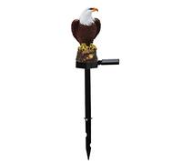 TITA-DONG Waterproof Resin Eagle Solar LED Lights, Solar Eagle Garden Lights, Outdoor Decorative Solar Light Eagle Statue for Garden, Lawn, Patio, Yard Decoration(#1)