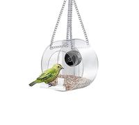 TITA-DONG Window Bird Feeder with 1080P Night-Version Camera, Smart Bird Feeder with Camera, Hanging Wild Bird Feeder House for Outside Wild Birds for Birds Lover(A)