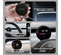 Tita For Tesla Model 3 2021-2025 Mode Y Wireless Cluster Speedometer With Wireless Charger Dashboard HUD Modify Car Accessories