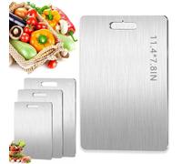 Titachef Titanium Cutting Board, Tita Chef Titanium Cutting Boards for Kitchen, Titan Cut Pro Cutting Boards, 2025 Upgraded Double-Sided Food Grade Cutting Board, Easy to Clean (S)