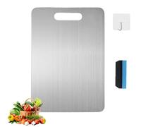 Titachef Titanium Cutting Board, Titachef Cutting Board-Dual Sided, Sturdy and Crumb-Free, Easy to Clean, Separate Areas for Fruits and Vegetables (L: 39 * 28cm/15.35 * 11.02in)