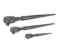 Titan 10173 3-Piece Construction Spud Ratchet Set, Includes 1/4, 3/8, 1/2-Inch Drive Spud Ratchets