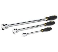 Titan 11307 3-Piece 36-Tooth Extra-Long Ratchet Set