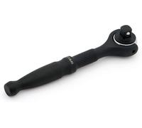Titan 11313 1/4-Inch Drive x 4-Inch 90-Tooth Swivel Head Micro Ratchet - Black,