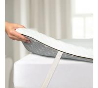 Titan 2 in 1 Firm/Extra Firm Mattress Topper Brightr Sleep White Single