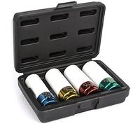 Titan 21095 4-Piece 1/2-Inch Drive Non-marring Impact Deep Lug Nut Socket Set