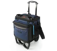 Titan 22.5 Litre (23.7 US Quart) 60 Can Cooler with All Terrain Cart (Navy)