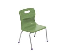 Titan 4 Leg Chair Size 2 - 310mm Seat Height - Yellow -T12-Y2