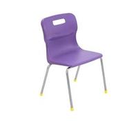 Titan 4 Leg Chair Size 3 - 350mm Seat Height - Purple - T13-P