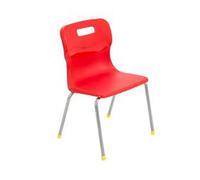 Titan 4 Leg Chair Size 3 - 350mm Seat Height - Red - T13-R