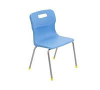 Titan 4 Leg Chair Size 3 - 350mm Seat Height - Sky Blue - T13-CB