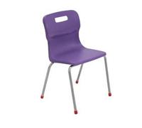 Titan 4 Leg Chair Size 4 - 380mm Seat Height - Purple - T14-P