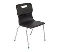 TITAN Chair Plastic Without armrest Black T15-BK 500 x 475 x 140 mm 11-14 years