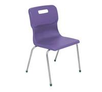 Titan 4 Leg Chair Size 5 - 430mm Seat Height - Purple - T15-P