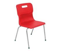 Titan 4 Leg Chair Size 5 - 430mm Seat Height - Red - T15-R