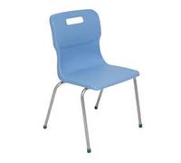 Titan 4 Leg Chair Size 5 - 430mm Seat Height - Sky Blue - T15-CB