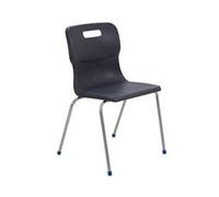 Titan 4 Leg Chair Size 6 - 460mm Seat Height - Charcoal - T16-C