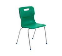 Titan 4 Leg Chair Size 6 - 460mm Seat Height - Green - T16-GN