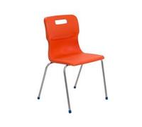 Titan 4 Leg Chair Size 6 - 460mm Seat Height - Orange - T16-O