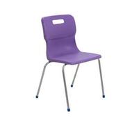 Titan 4 Leg Chair Size 6 - 460mm Seat Height - Purple - T16-P