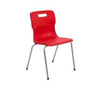 Titan 4 Leg Chair Size 6 - 460mm Seat Height - Red - T16-R