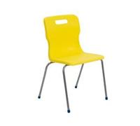 Titan 4 Leg Chair Size 6 - 460mm Seat Height - Yellow - T16-Y