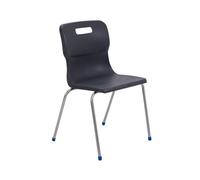 Titan 4 Leg Chair Size 6 Charcoal
