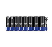 Titan 48401 9-Piece 3/8-Inch Drive Metric Deep Impact Socket Set