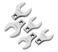 Titan 61195 5-Piece 1/2-Inch Drive SAE Full Polish Crowfoot Wrench Set, Includes 1-1/16", 1-1/8", 1-1/4", 1-3/8", and 1-1/2"