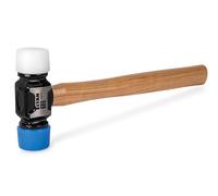 Titan 63412 12oz Double-Faced Rubber Mallet with Hickory Wood Handle