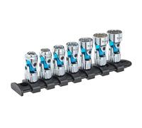 Titan 66840 7-Piece 1/4-Inch Drive Metric Auto Flex Universal Socket Set
