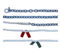 Titan 8 Plait Rope With Chain 12.7 Mm 45.7 M 6.35 Mm 15.2 M