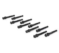 Titan 85547 10-Piece 3/8-Inch Drive x 2-1/2-Inch Impact Wobble Socket Adapter and Extension Set