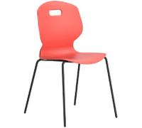 TITAN ARC Chair Plastic Without armrest Coral TA1_5C 480 x 525 x 115 mm 11-14 years