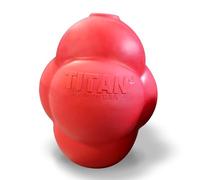 Titan Busy Bounce, Tough Durable Treat Dispensing Dog Toy with Unpredictable Bounce, Large | Made in USA