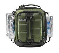 Titan by Arctic Zone 5-54087-15-0E Arctic Zone Titan Fridge Cold Dual Compartment Expandable Lunch Pack, Polyester, Olive Green