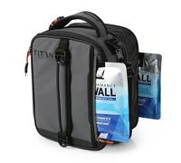 Titan by Arctic Zone Expandable Lunch Box, 2 Ice Packs - Shark Skin Grey