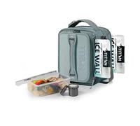 Titan by Arctic Zone Fridge Cold Expandable Cooler Lunch Bag | Grey