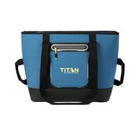 Titan by Arctic Zone Soft Sided Cooler Tote, Insulated Bag with Handle, Shoulder Strap, and Zipper for Lunch, Picnic, and Travel, 30 Can Capacity