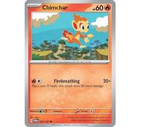 Titan Cards Chimchar 031/167 Common Reverse Holo Pokemon Card (SV Twilight Masquerade) Toploader
