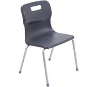 TITAN Chair Plastic Without armrest Charcoal T12-C 420 x 375 x 95 mm 4-6 years
