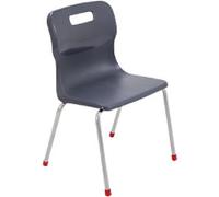TITAN Chair Plastic Without armrest Charcoal T14-C 430 x 410 x 95 mm 8-11 years