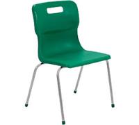 TITAN Chair Plastic Without armrest Green T15-GN 500 x 475 x 140 mm 11-14 years